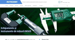Desktop Screenshot of metromat.com.ro